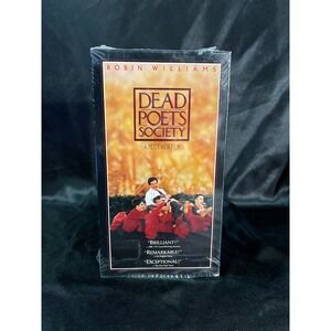 Dead Poets Society VHS Robin Williams Drama Peter Weir Touchstone Home Video